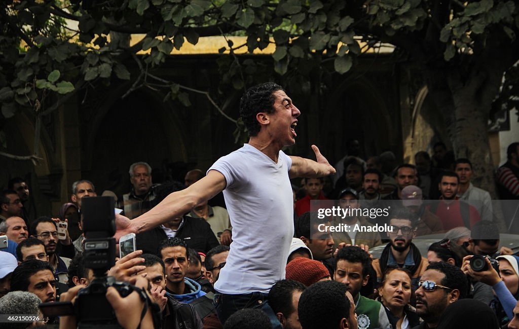 Egyptian activist Shaimaa al-Sabbagh's funeral in Alexandria