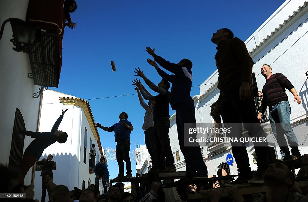 SPAIN-SAN-ANTONIO-ABAD-FOOD-RELIGION