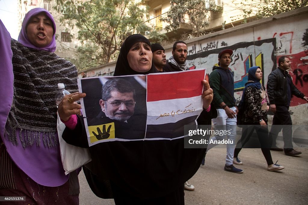 Protest held as Egypt marks 4th anniversary of revolution