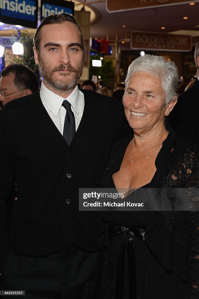 Moet & Chandon At The 71st Annual Golden Globe Awards - Red Carpet