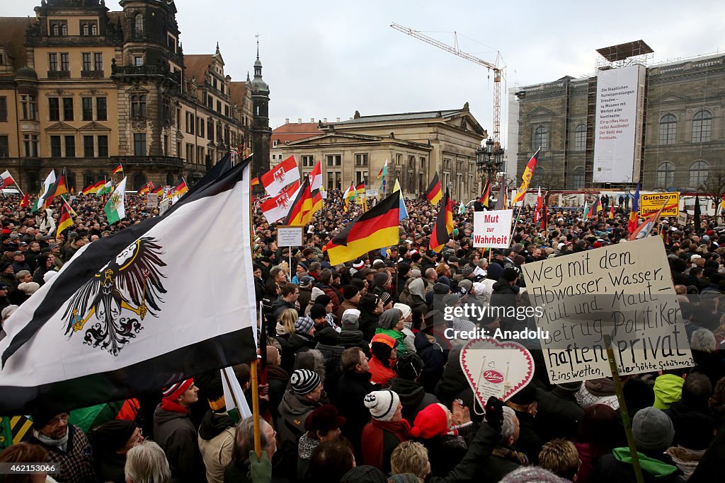 Pegida protests continue in Germany's Dresden