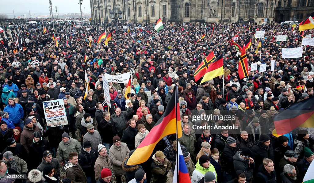 Pegida protests continue in Germany's Dresden