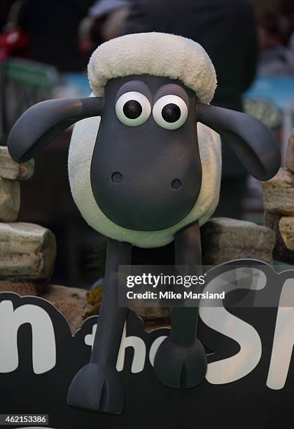 Atmosphere at the European premiere of "Shaun The Sheep Movie" at Vue Leicester Square on January 25, 2015 in London, England.