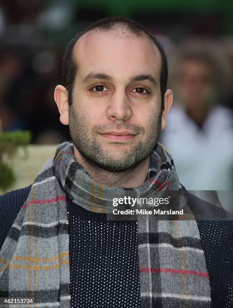 Ilan Eshkeri attends the European premiere of "Shaun The Sheep Movie" at Vue Leicester Square on January 25, 2015 in London, England.