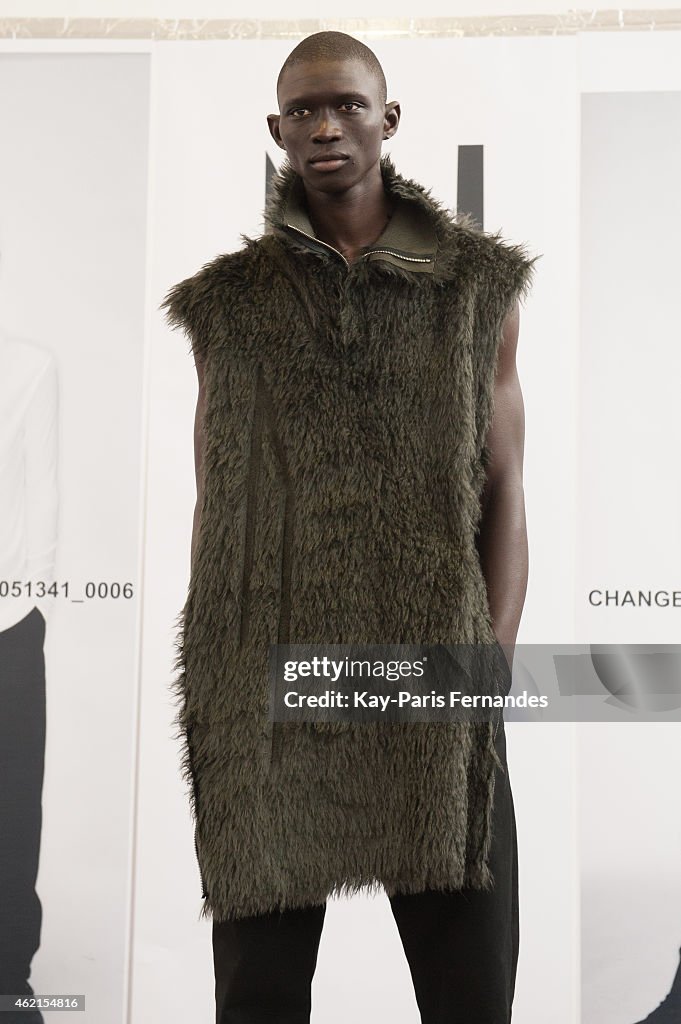 No Editions : Runway - Paris Fashion Week - Menswear F/W 2015-2016