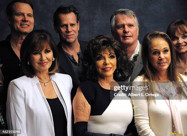 The cast of "Dynasty" at The Hollywood Show held at The Westin Hotel LAX on January 24, 2015 in Los Angeles, California.