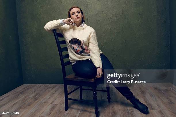 Executive producer Lena Dunham of "It's Me, Hilary: The Man Who Drew Eloise" poses for a portrait at the Village at the Lift Presented by McDonald's...