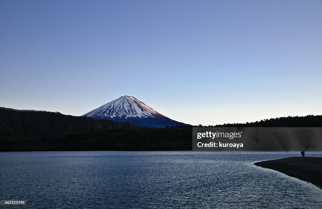Mount Fuji and Sai Lake