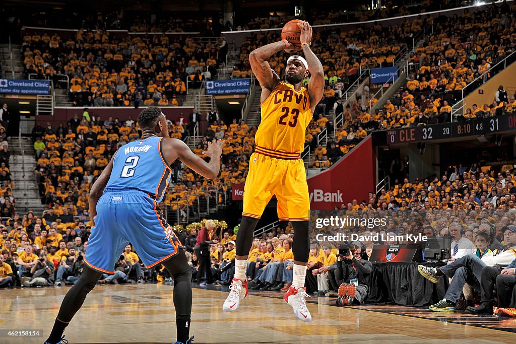 Oklahoma City Thunder v Cleveland Cavaliers