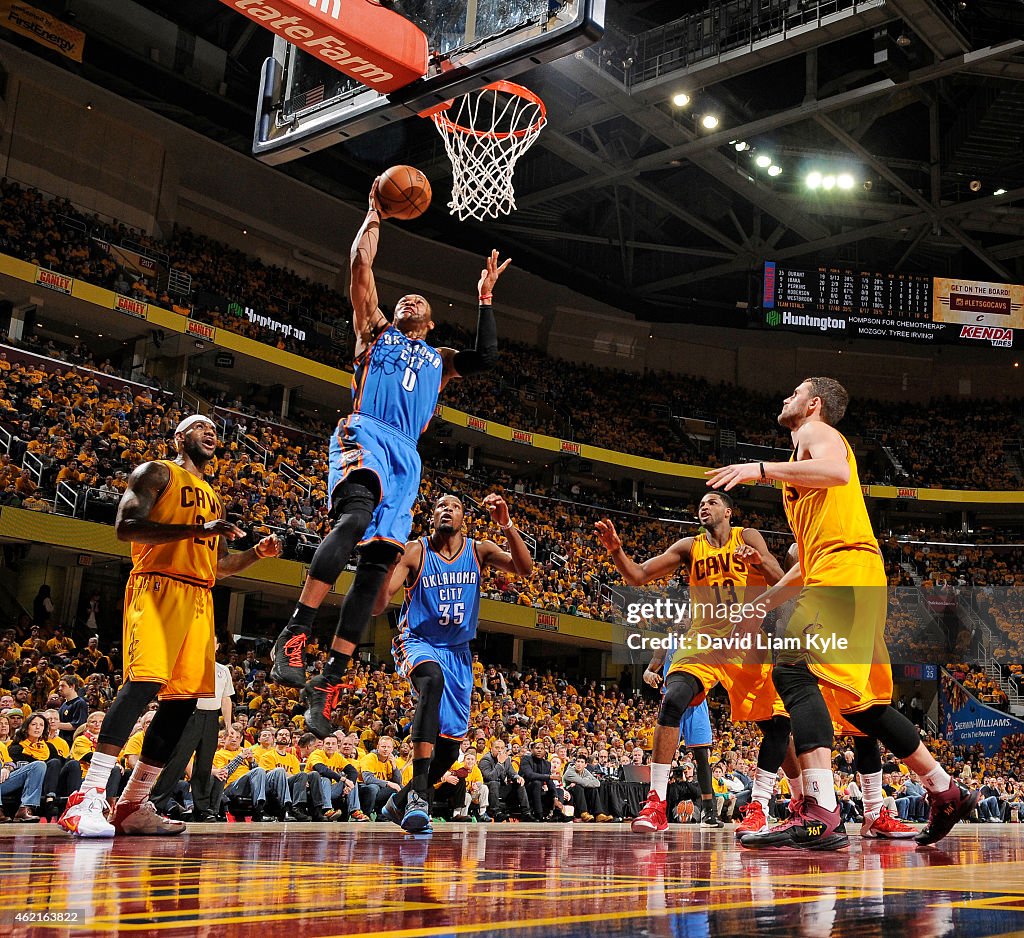 Oklahoma City Thunder v Cleveland Cavaliers