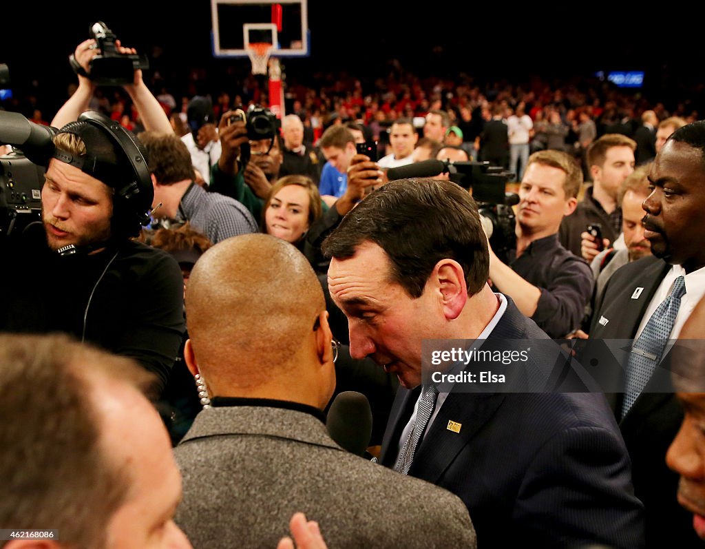 Duke Blue Devils v St. John's Red Storm