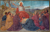 Antwerp - Sermon of Jesus scene in Joriskerk