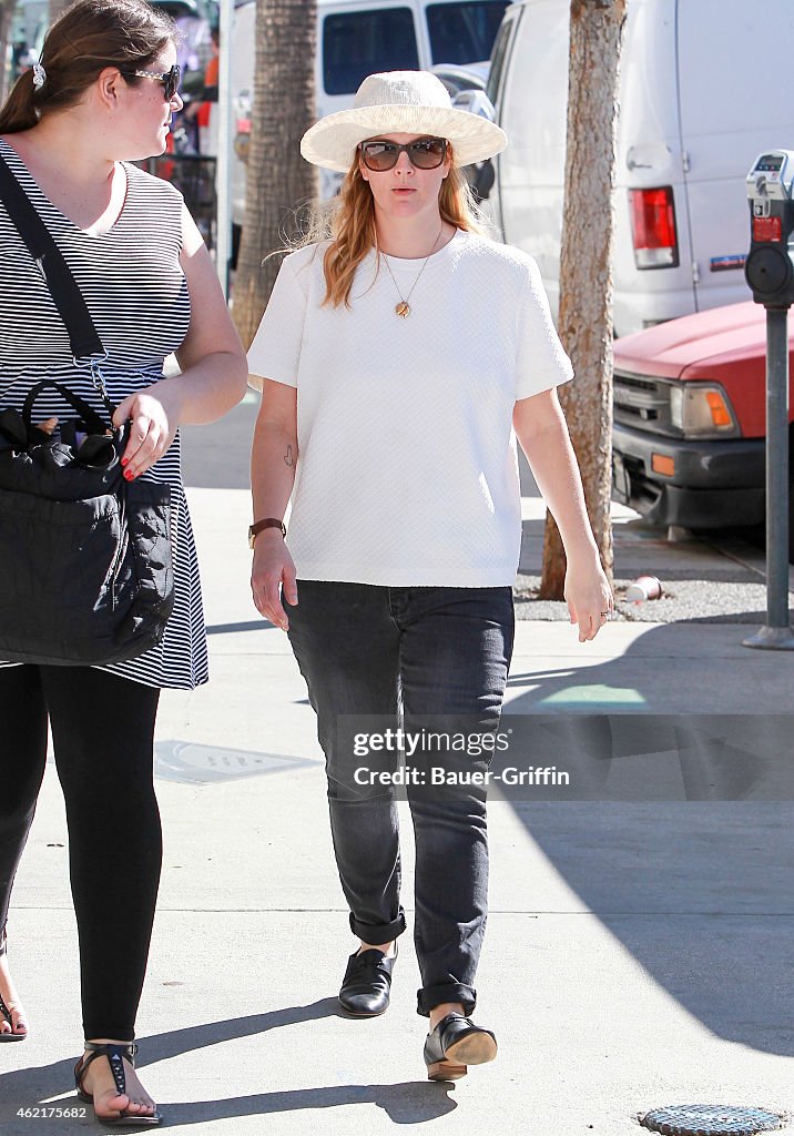 Celebrity Sightings In Los Angeles - January 25, 2015