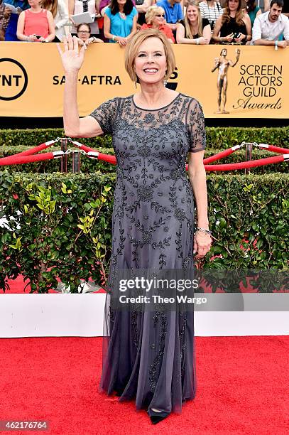 Awards Committee Chair and SAG Foundation President JoBeth Williams attends TNT's 21st Annual Screen Actors Guild Awards at The Shrine Auditorium on...