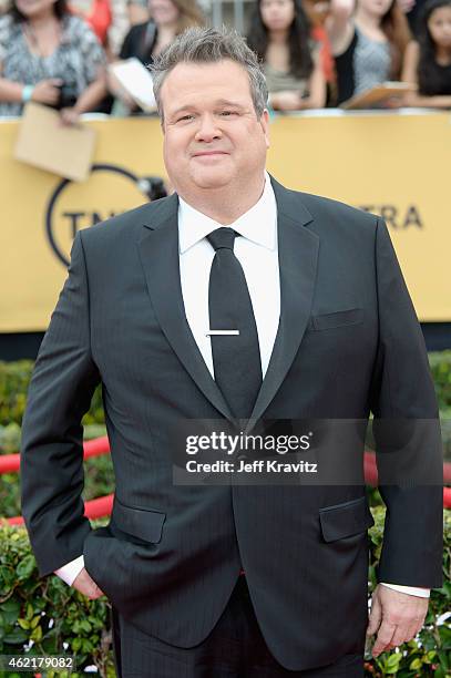 Actor Eric Stonestreet attends the 21st Annual Screen Actors Guild Awards at The Shrine Auditorium on January 25, 2015 in Los Angeles, California.