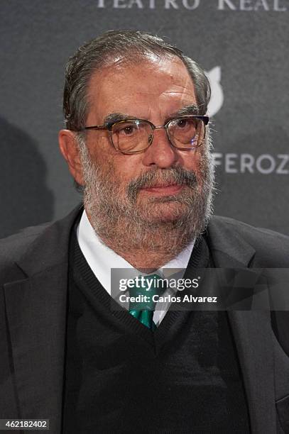 Enrique Gonzalez Macho attends the "Feroz" Cinema Awards 2015 at Gran Teatro Ruedo Las Ventas on January 25, 2015 in Madrid, Spain.