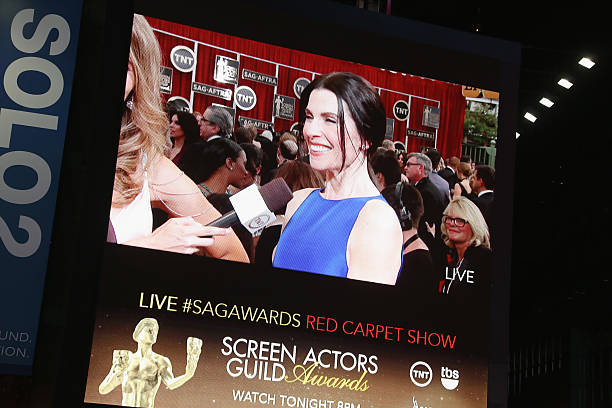 NY: TNT's 21st Annual Screen Actors Guild Awards - SAG Times Square Pre-show Viewing