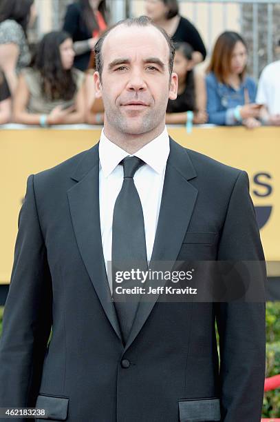 Actor Rory McCann attends the 21st Annual Screen Actors Guild Awards at The Shrine Auditorium on January 25, 2015 in Los Angeles, California.