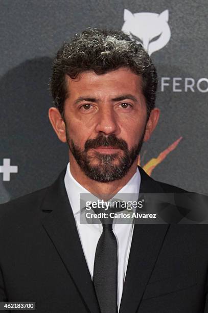 Spanish director Alberto Rodriguez attends the "Feroz" Cinema Awards 2015 at Gran Teatro Ruedo Las Ventas on January 25, 2015 in Madrid, Spain.