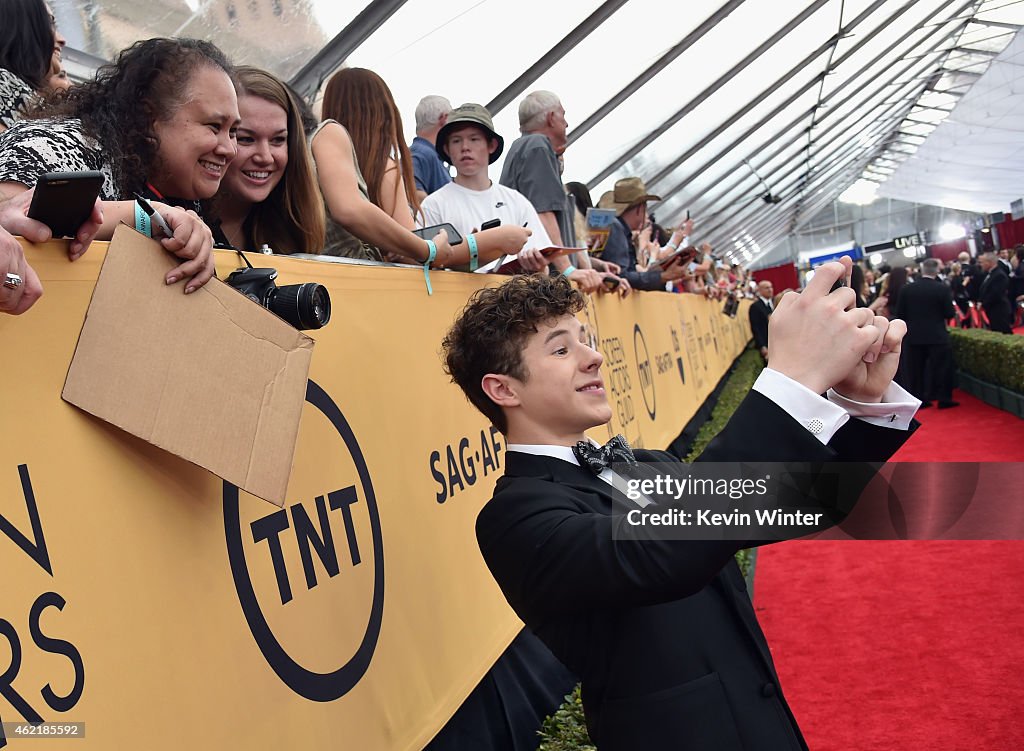 TNT's 21st Annual Screen Actors Guild Awards - Red Carpet