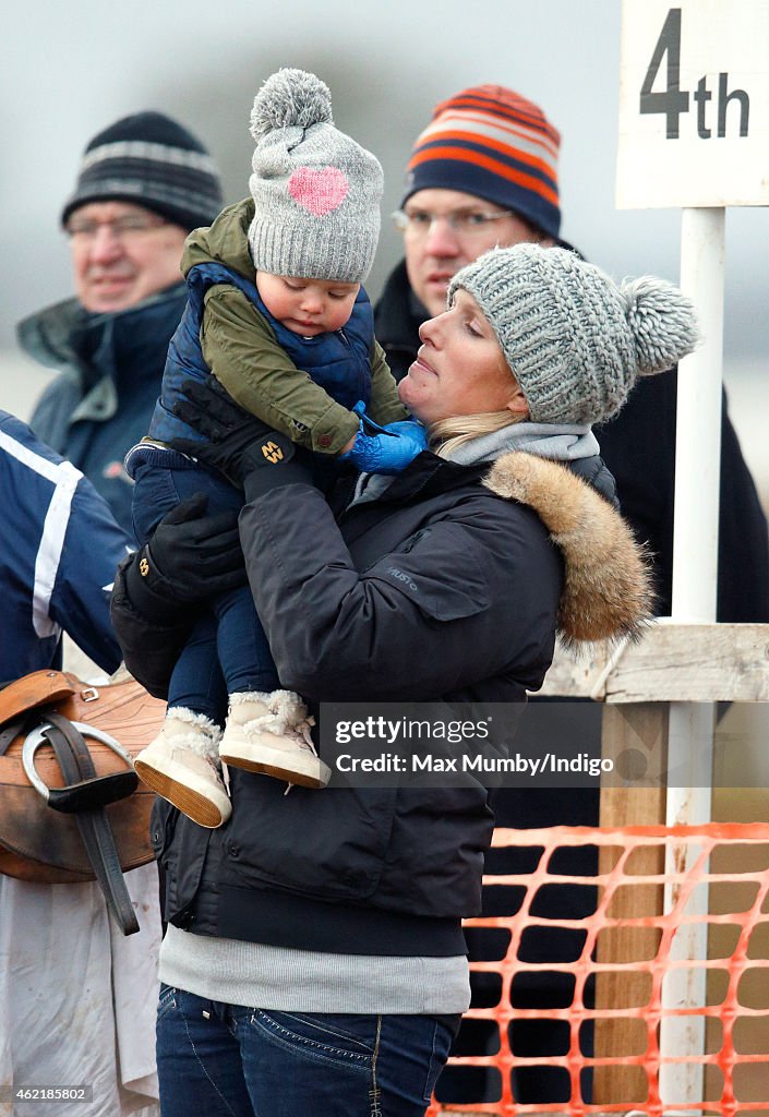 Zara Phillips Attends Heythrop Hunt Point-to-Point