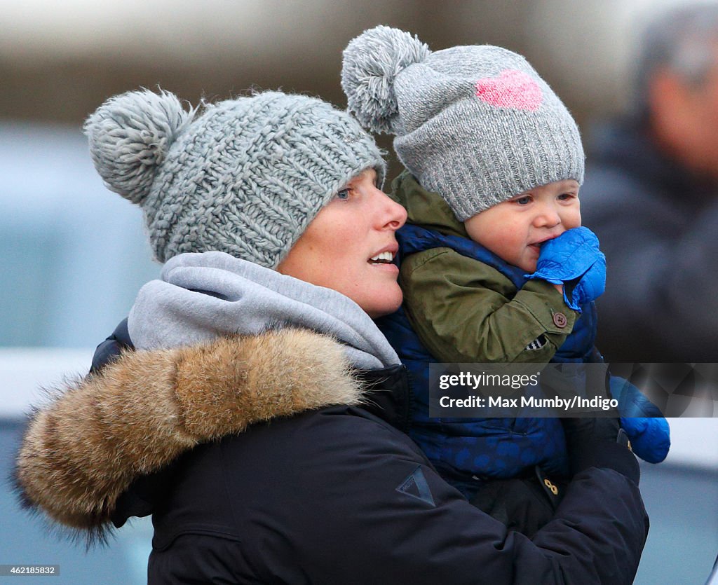 Zara Phillips Attends Heythrop Hunt Point-to-Point