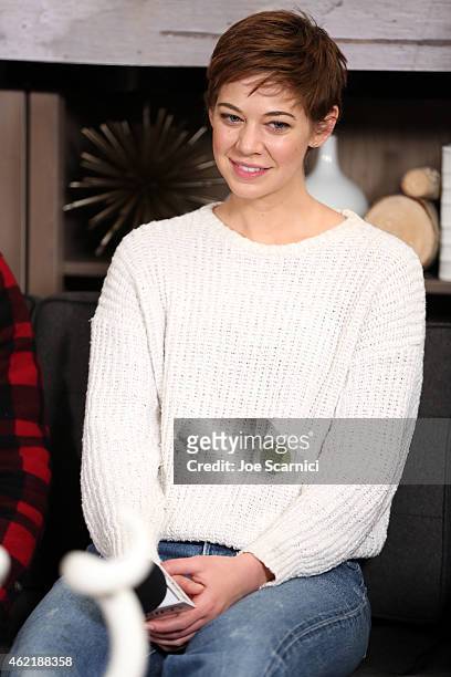Actress Analeigh Tipton speaks at The Variety Studio At Sundance Presented By Dockers on January 25, 2015 in Park City, Utah.