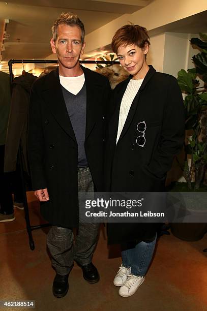Actors Ben Mendelsohn and Analeigh Tipton attend The Variety Studio At Sundance Presented By Dockers on January 25, 2015 in Park City, Utah.