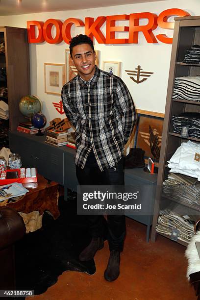 Actor Quincy Brown attends The Variety Studio At Sundance Presented By Dockers on January 25, 2015 in Park City, Utah.