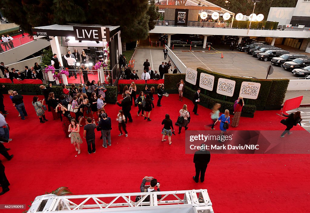 NBC's "71st Annual Golden Globe Awards" - Red Carpet Arrivals
