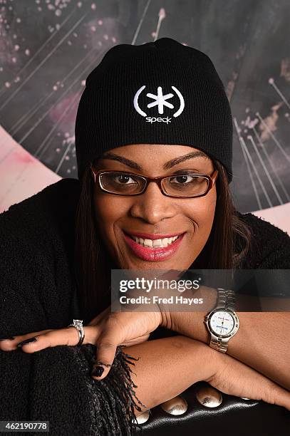 Mya Taylor attends the SAG Indie Actors Only Brunch during the 2015 Sundance Film Festival at Cafe Terigo on January 25, 2015 in Park City, Utah.