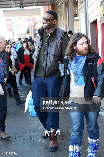 Professional Basketball player Chris Webber is seen on January 25, 2015 in Park City, Utah.