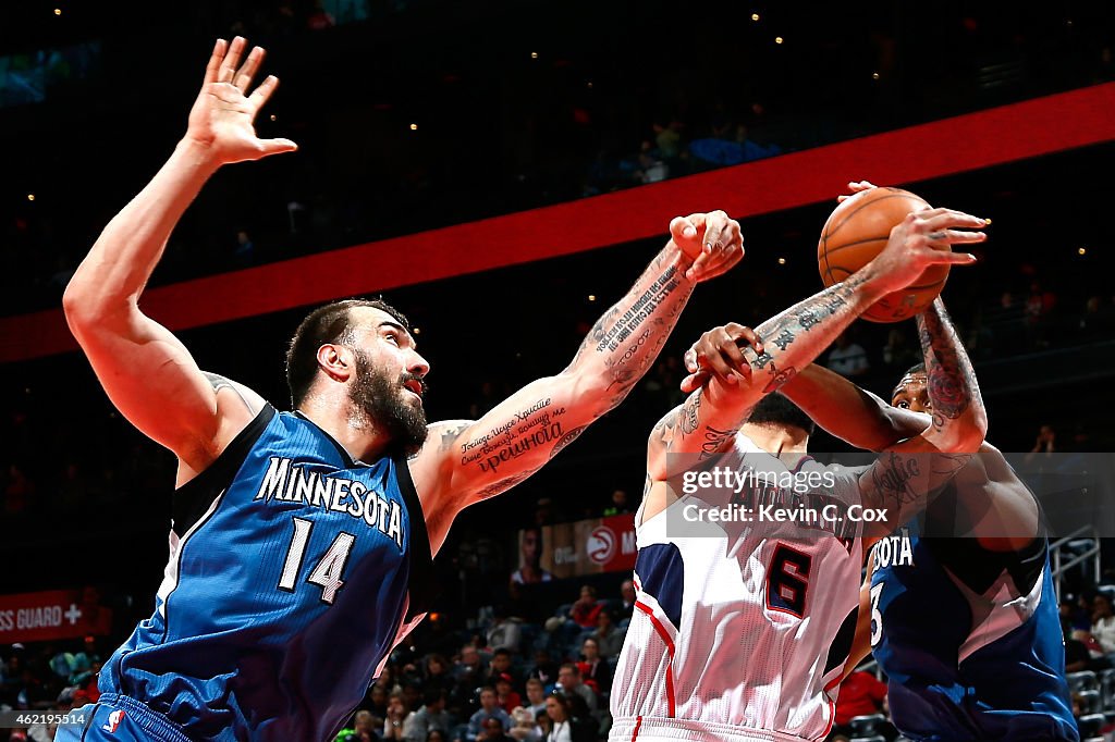 Minnesota Timberwolves v Atlanta Hawks