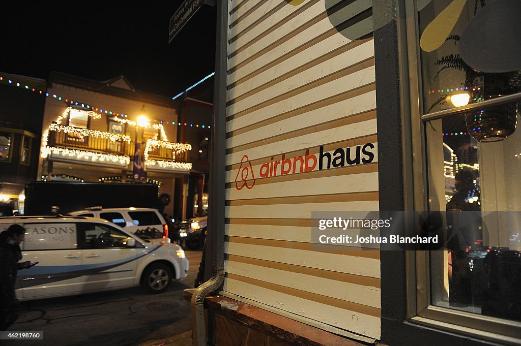 Airbnb Hosts Screening Of HBO Series "Togetherness" With The Duplass Brothers At The Airbnb Haus During Sundance Film Festival - 2015 Park City