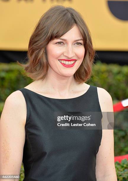 Actress Kelly Macdonald attends the 21st Annual Screen Actors Guild Awards at The Shrine Auditorium on January 25, 2015 in Los Angeles, California.