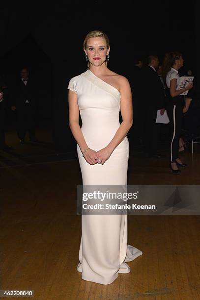 Actress Reese Witherspoon attends TNT's 21st Annual Screen Actors Guild Awards at The Shrine Auditorium on January 25, 2015 in Los Angeles,...