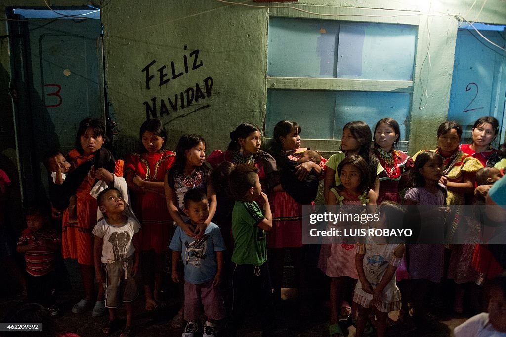 Katio Colombian indigenous people of the Embera Katio ethnic group attend ...
