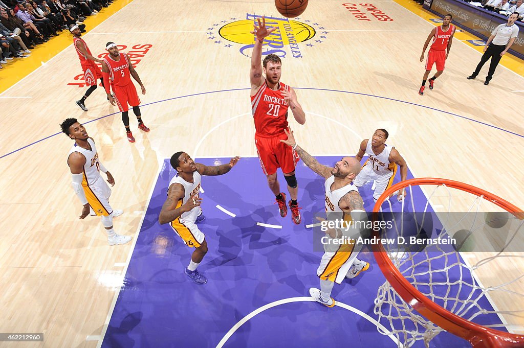 Houston Rockets v Los Angeles Lakers