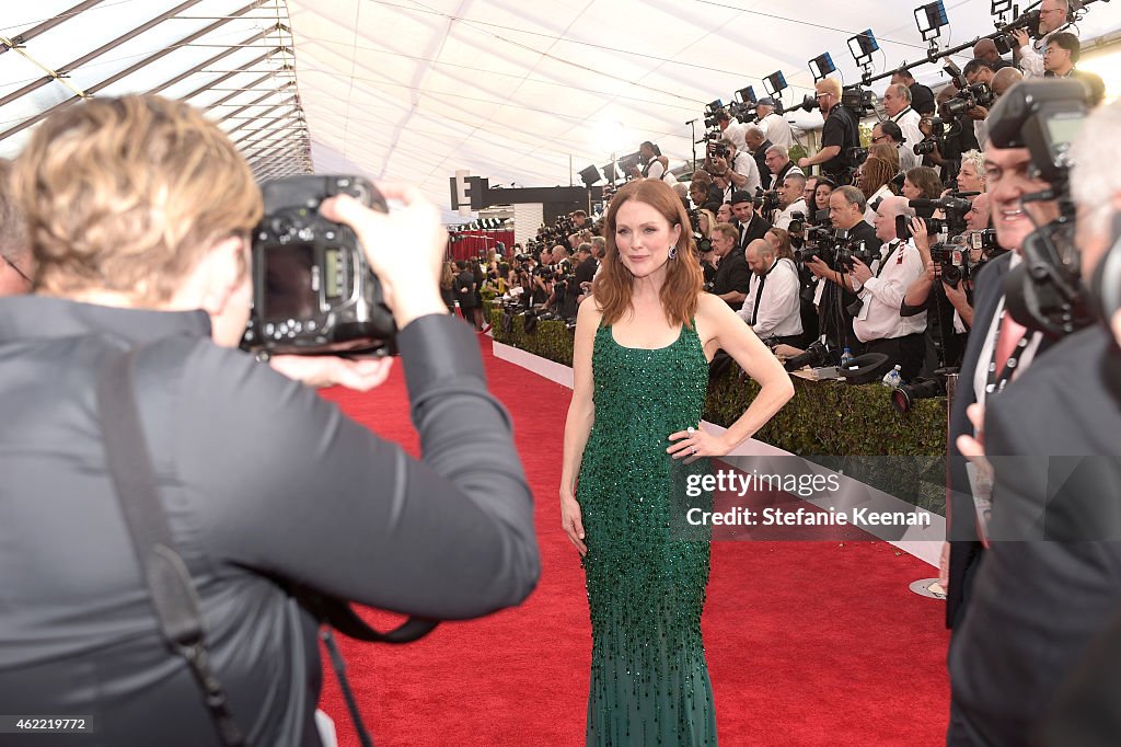 TNT's 21st Annual Screen Actors Guild Awards - Red Carpet