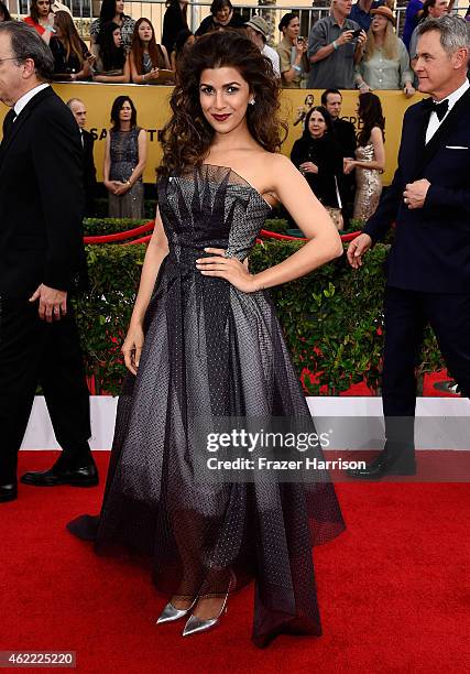 Actress Nimrat Kaur attends the 21st Annual Screen Actors Guild Awards at The Shrine Auditorium on January 25, 2015 in Los Angeles, California.