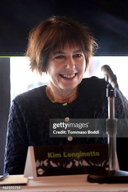 Director/Producer Kim Longinotto attends the Women In Film Presents Ninth Annual Sundance Filmmakers Panel Presented By Skywalker Sound - 2015 Park...