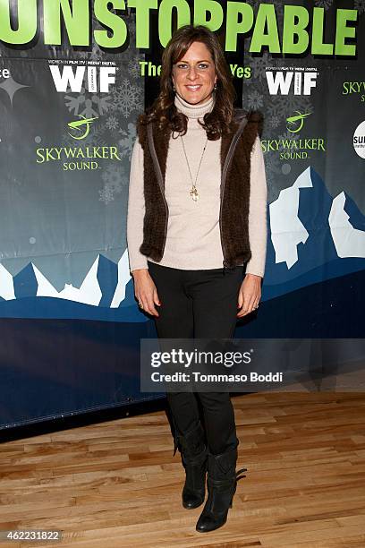 President of WIF Cathy Schulman attends the Women In Film Presents Ninth Annual Sundance Filmmakers Panel Presented By Skywalker Sound - 2015 Park...