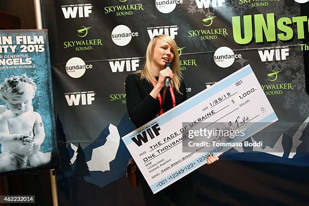 Special Recognition Grant Winner Kitty Green attends the Women In Film Presents Ninth Annual Sundance Filmmakers Panel Presented By Skywalker Sound -...