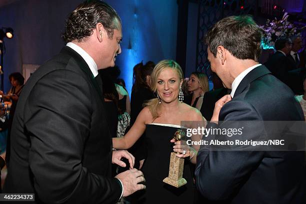 71st ANNUAL GOLDEN GLOBE AWARDS -- Pictured: Comedian Amy Poehler attends Universal, NBC, Focus Features, E! Sponsored by Chrysler Viewing and After...