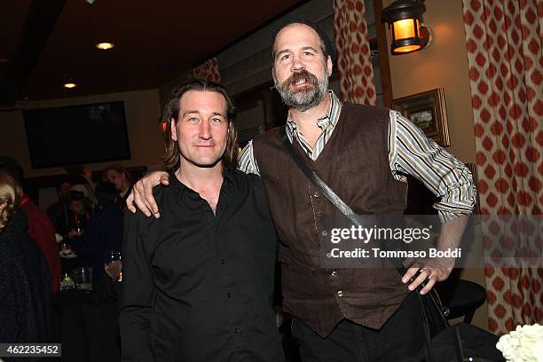 Musician Krist Novoselic and Hisko Hulsing attend the HBO Documentary Films Sundance Party 2015 on January 25, 2015 in Park City, Utah.