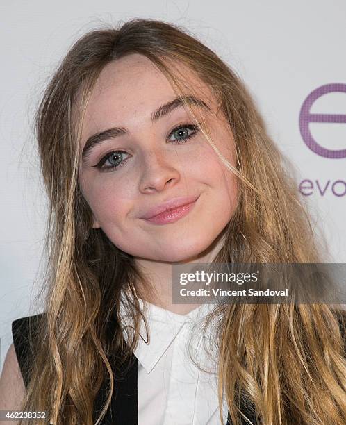 Actress/singer Sabrina Carpenter attends Paris Berelc "Sweet Sixteen" birthday party at The Loft and Rooftop Wet Deck at W Hollywood on January 25,...