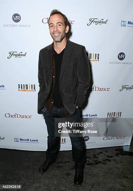 Bryan Callen attends the ChefDance 2015 presented by Victory Ranch and Sponsored by Merrill Lynch, Freixenet and Anchor Distilling on January 25,...