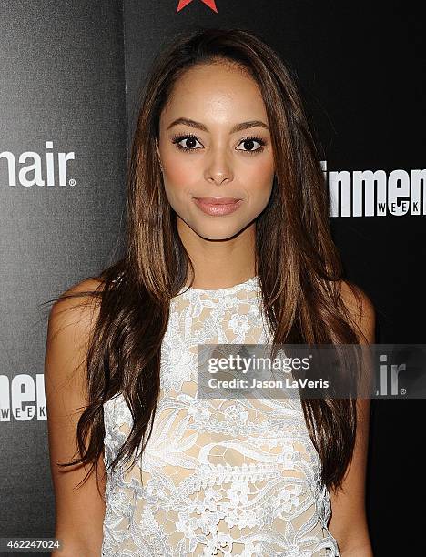 Actress Amber Stevens attends the Entertainment Weekly celebration honoring nominees for the Screen Actors Guild Awards at Chateau Marmont on January...