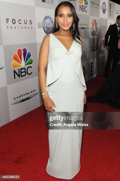 Actress Kerry Washington attends the Universal, NBC, Focus Features, E! sponsored by Chrysler viewing and after party with Gold Meets Golden held at...