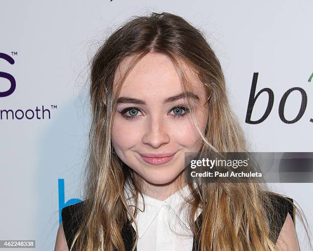 Actress Sabrina Carpenter attends Paris Berelc "Sweet Sixteen" Birthday Party at the loft and rooftop Wet Deck at The "W" Hotel Hollywood on January...